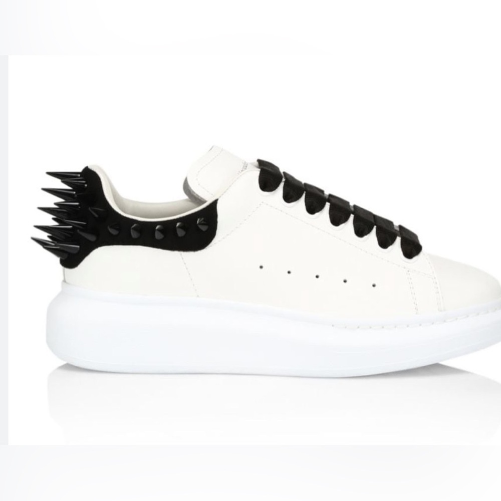 Authentic Alexander McQueen Larry Oversized Sneaker White/Black 36, new …